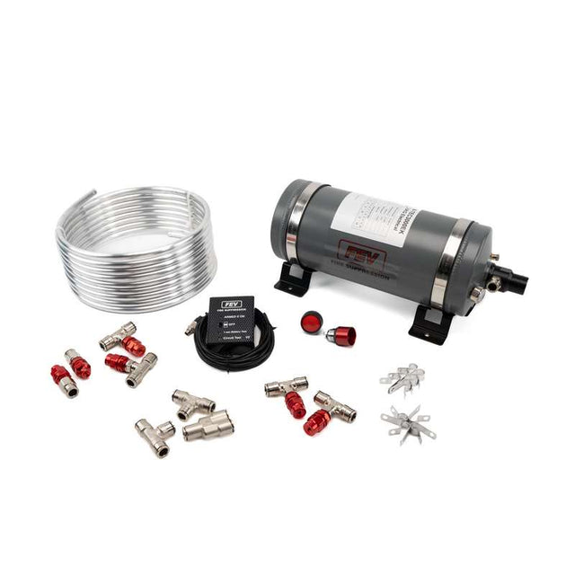 FEV 3.0kg elektrisk ildslukkersystem (Aluminium cylinder). Inklusiv beslag. FIA-godkendt (liste 16)