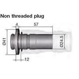 Staubli SPT12 koblingsnippel flange. Aluminium.