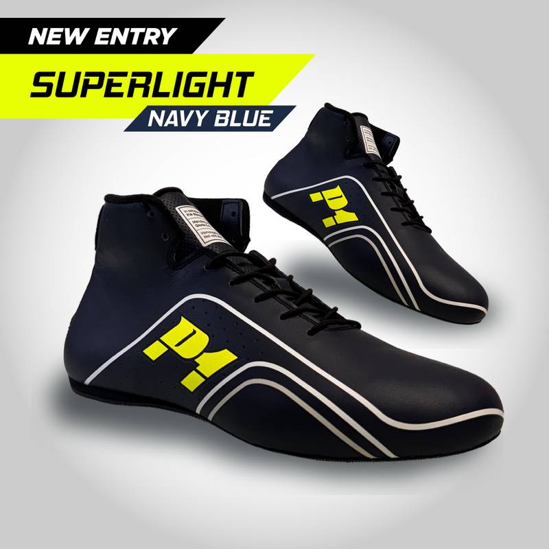 P1 sko model Superlight. Str. 38-48. 4 farve muligheder. Medium højde. FIA-8856-2018-godkendt