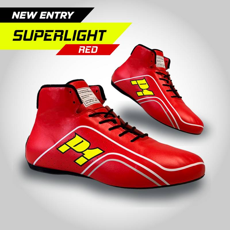 P1 sko model Superlight. Str. 38-48. 4 farve muligheder. Medium højde. FIA-8856-2018-godkendt
