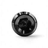 OBP blændprop til fitting. 1/8 NPT (han). Aluminium, sort.