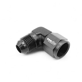 OBP 90gr adapter til fitting. -10JIC (hun-han). Aluminium, sort.