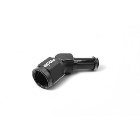 OBP 45gr adapter til fitting. -6JIC til 8mm studs (hun-han). Aluminium, sort.