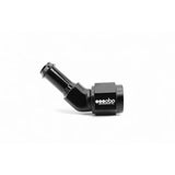 OBP 45gr adapter til fitting. -8JIC til 8mm studs (hun-han). Aluminium, sort.
