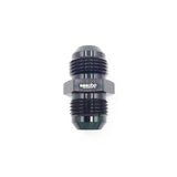 OBP adapter til fitting. -10JIC (han-han). Aluminium, sort.