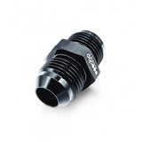OBP adapter til fitting. -6JIC (han-han). Aluminium, sort.