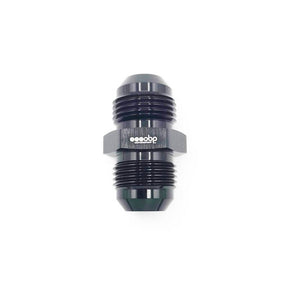 OBP adapter til fitting. -8JIC (han-han). Aluminium, sort.