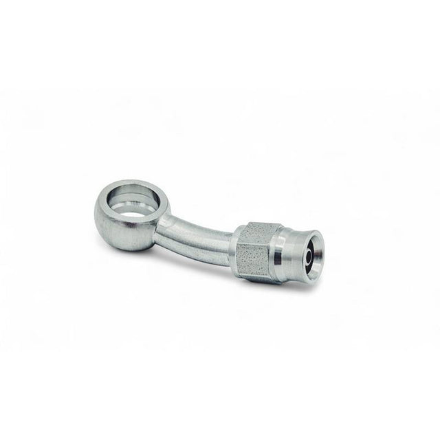 Banjo 20 gr. bremsefitting til 3/8 og M10 kort banjobolt til -3 slange. Rustfri stål