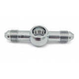 Banjo 90 gr. bremsefitting til 3/8 og M10 kort banjobolt til -3 slange. Stål