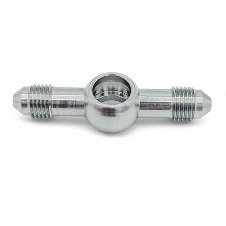 Banjo 90 gr. bremsefitting til 3/8 og M10 kort banjobolt til -3 slange. Stål