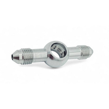 Banjo 90 gr. bremsefitting til 3/8 og M10 kort banjobolt til -3 slange. Stål