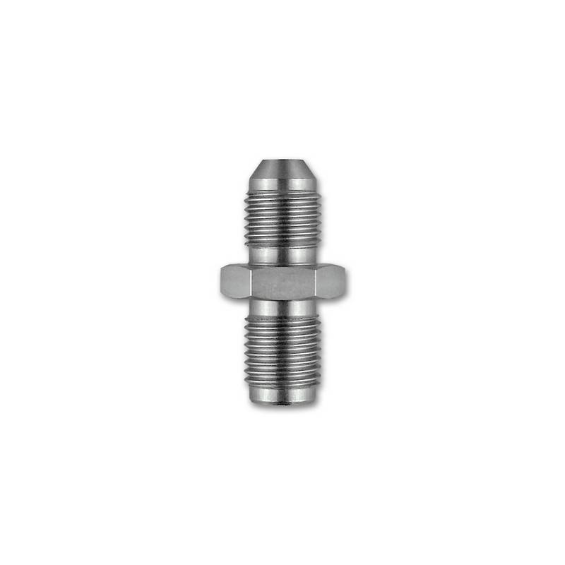 M10x1.0 lige adapter (han) til 3/8 UNF (han). Rustfrit stål