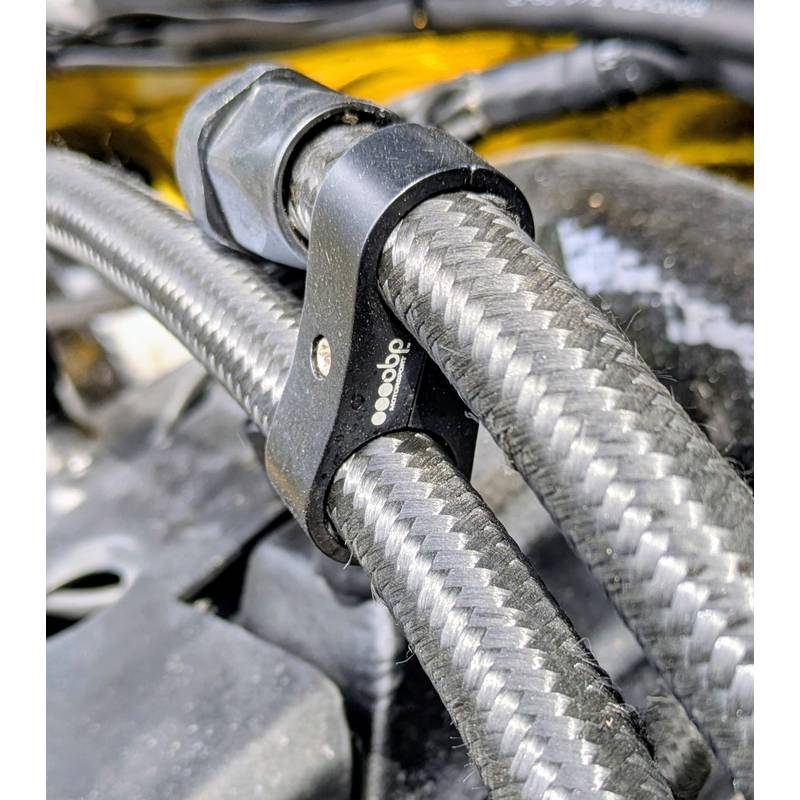 OBP dobbelt slangeholder til slange med max 11,1mm diameter