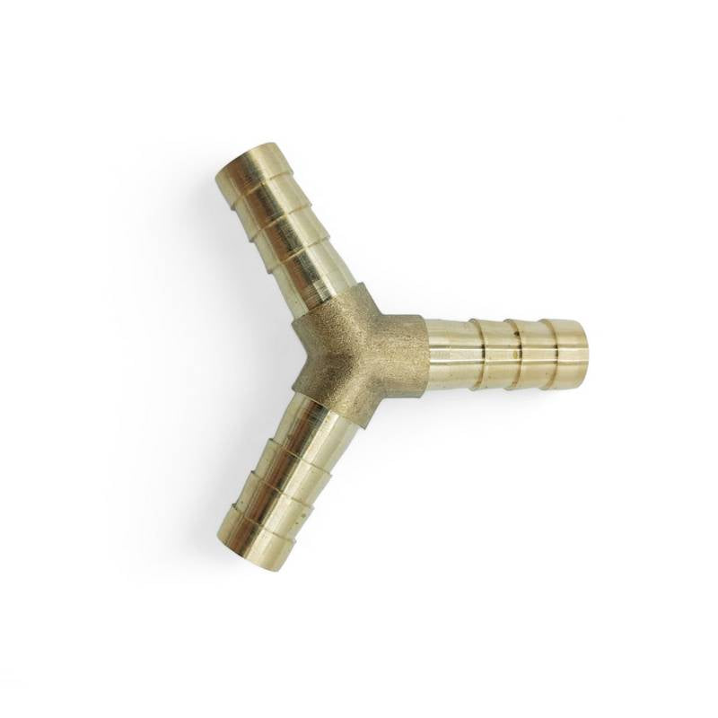 Y-stykke 8mm-8mm. Messing