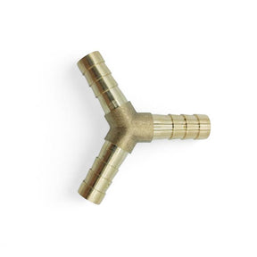 Y-stykke 8mm-8mm. Messing