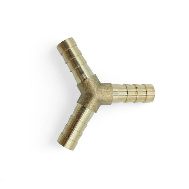 Y-stykke 8mm-8mm. Messing