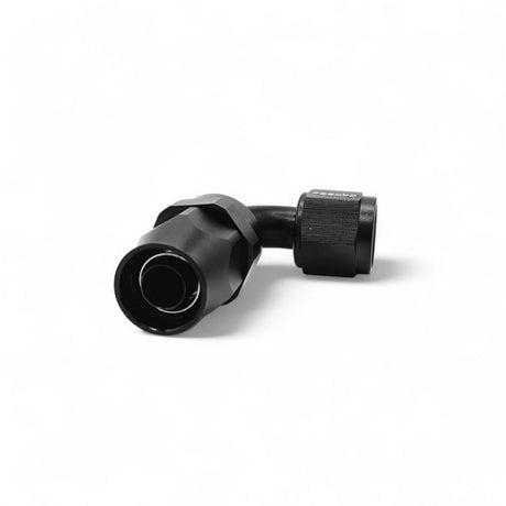 OBP 90gr fitting (hun) til -12JIC OBP teflonslange. Aluminium, sort.
