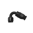 OBP 120gr fitting (hun) til -6JIC OBP teflonslange. Aluminium, sort.