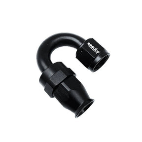 OBP 180gr fitting (hun) til -8JIC OBP teflonslange. Aluminium, sort.