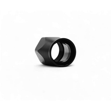 OBP -4JIC omløber møtrik til teflon fitting. Aluminium, sort anodiceret