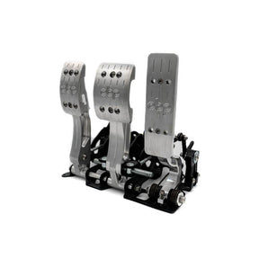 OBP RACING SERIES pedalbox. Gulvmonteret til hydraulisk kobling. Sølv