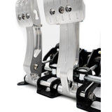 OBP RACING SERIES pedalbox. Gulvmonteret til hydraulisk kobling. Sølv