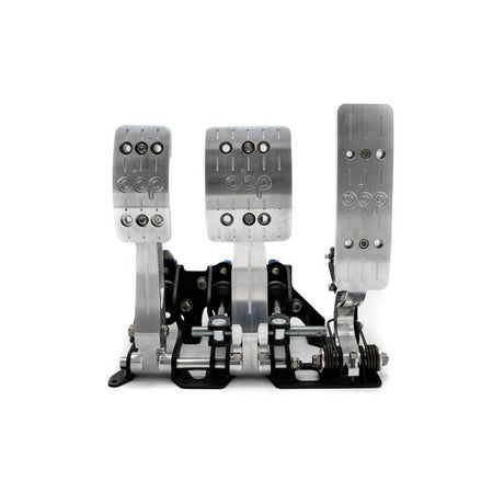 OBP RACING SERIES pedalbox. Gulvmonteret til hydraulisk kobling. Sølv
