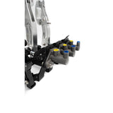 OBP RACING SERIES pedalbox. Gulvmonteret til hydraulisk kobling. Sølv