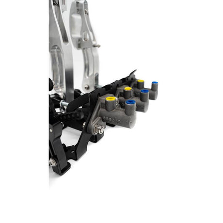 OBP RACING SERIES pedalbox. Gulvmonteret til hydraulisk kobling. Sølv