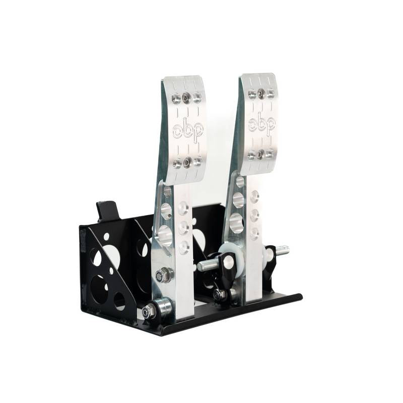 OBP PRO RACE V2 pedalbox med 2 pedaler. Gulvmonteret til hydraulisk kobling.