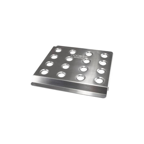 OBP fodplade til førerside. Aluminium. 260mm bred, 270mm dyb og 20mm i højden