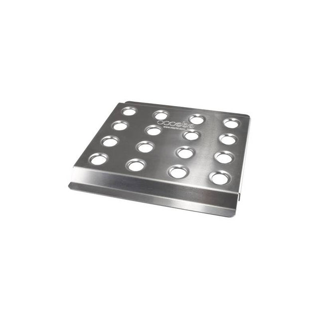 OBP fodplade til førerside. Aluminium. 260mm bred, 270mm dyb og 20mm i højden