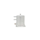OBP 1 L benzin reservoir med 3 -6JIC og 1 -8JIC udgang. 100 mm i diameter og 135mm høj.