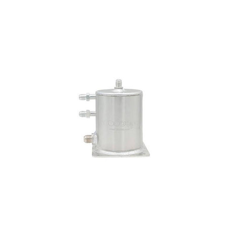 OBP 1 L benzin reservoir med 3 -6JIC og 1 -8JIC udgang. 100 mm i diameter og 135mm høj.