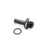 OBP adapter til fitting. -6JIC til 8mm studs (han-han). Aluminium, sort.
