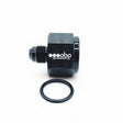 OBP adapter til fitting. -8JIC (hun) til -6JIC (han). Aluminium, sort
