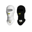 P1 balaclava model X-Flow. One-size. Åbent ansigt. Hvid eller sort. FIA-8856-2018-godkendt