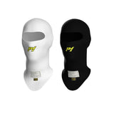 P1 balaclava model X-Flow. Stor model. Åbent ansigt. Hvid eller sort. FIA-8856-2018-godkendt