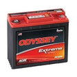 Odyssey Racing batteri PC680 (PVR25). 12V, 16 ah, 181x76x168 mm (LxBxH), 7.0 kg.