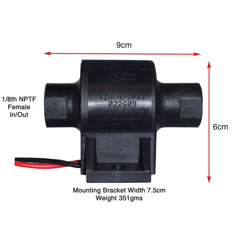 Benzinpumpe lavtryk Facet 60300 (1,5-4 PSI)