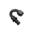 OBP 180gr fitting til -10JIC OBP gummislange. Aluminium, sort.