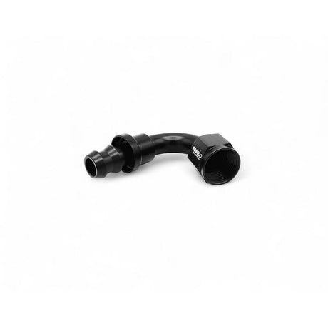 OBP 90gr fitting til -8JIC OBP gummislange. Aluminium, sort.