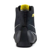 Sabelt sko model Hyper TB-12. Sort. Str. 38-46. Medium højde. FIA-8856-2018-godkendt.