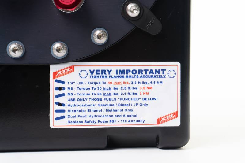 ATL Saver benzintank 20 liter. FIA-godkendt certifikat inkluderet.