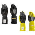 Sabelt handsker model Laser TG-3.1. Str. 9-12. FIA-8856-2018-godkendt. Sort eller neon gul