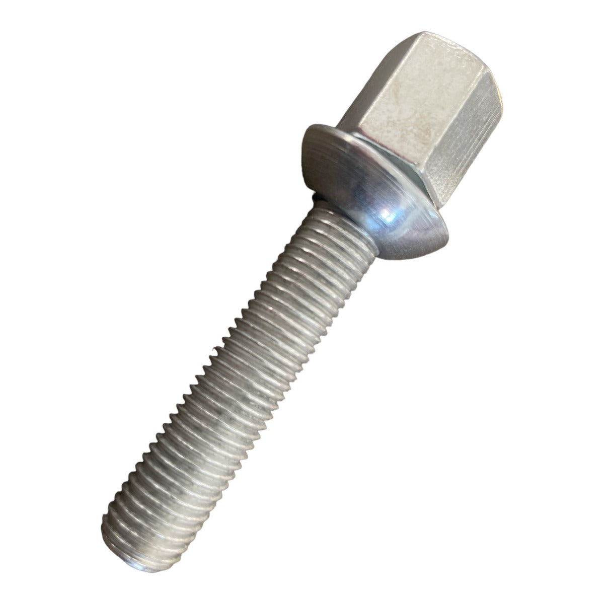 Hjulbolt 12mm 1.5 50mm lang. Rund konus til 17mm nøgle