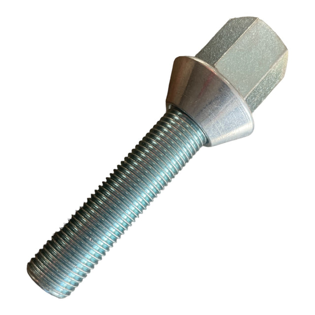 Hjulbolt 12mm 1.25 50mm lang. 60° konus til 17mm nøgle