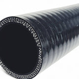 Silikoneslange lige længde med 25mm indvendig diameter. Længde 1 m. Sort