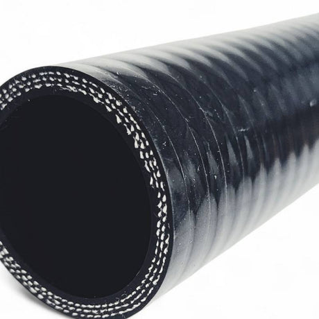 Silikoneslange lige længde med 25mm indvendig diameter. Længde 1 m. Sort