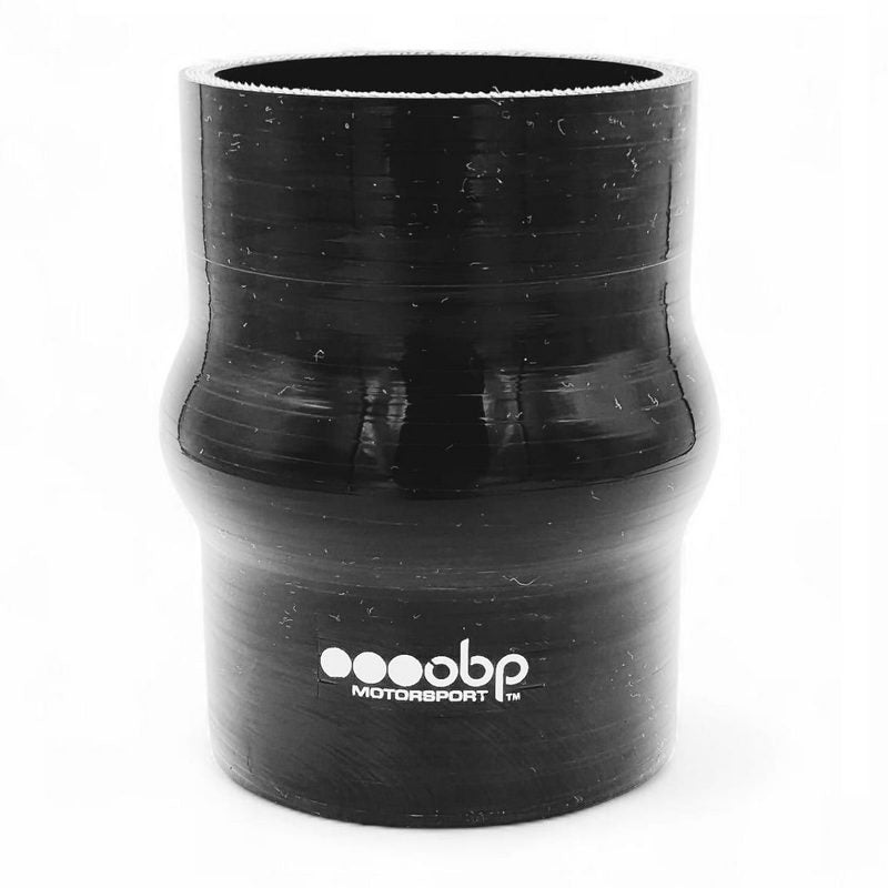 Silikoneslange hump med 38mm indvendig diameter. Længde 100 mm. Sort